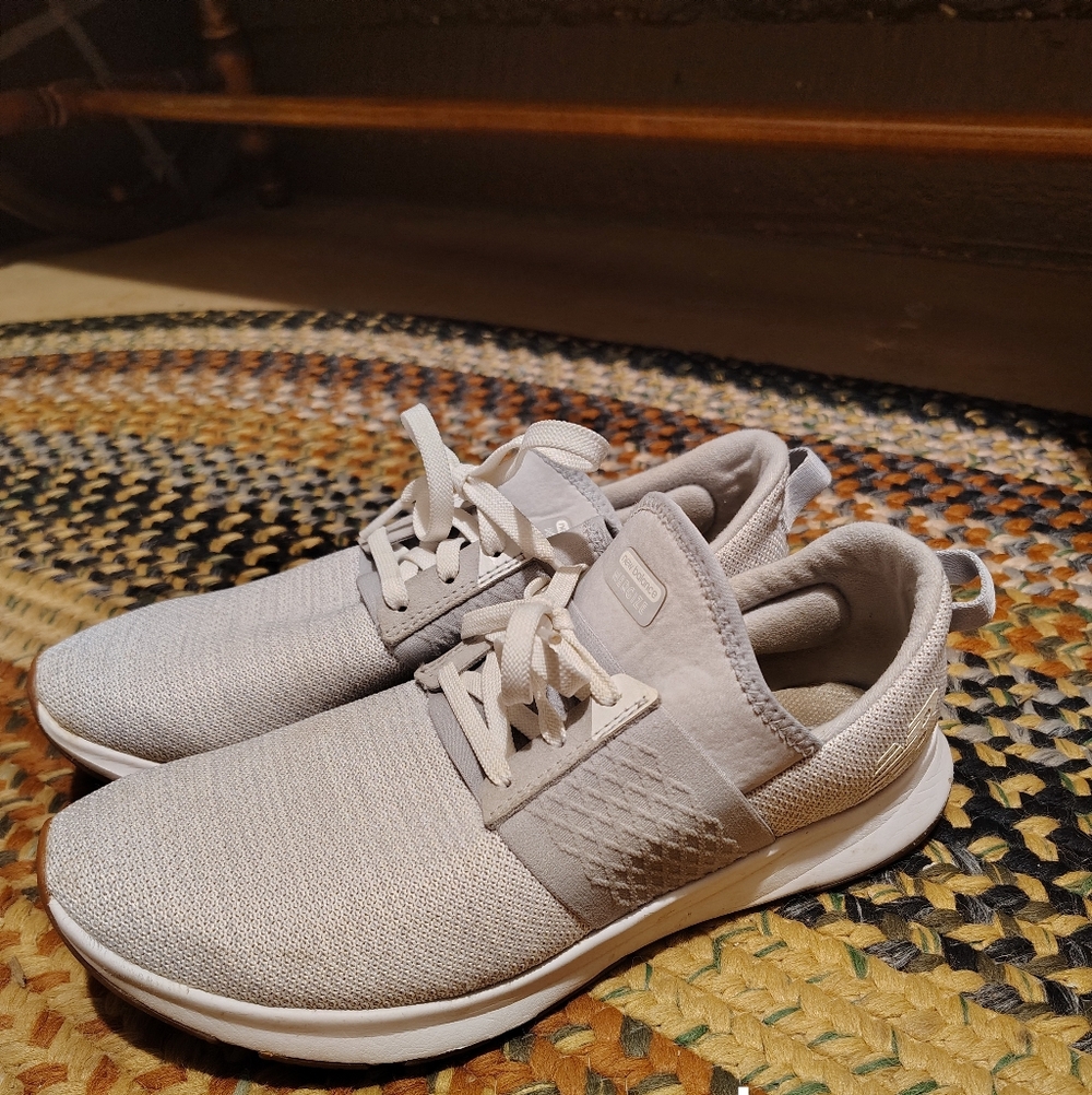 New Balance Light Gray Athletic Shoes
